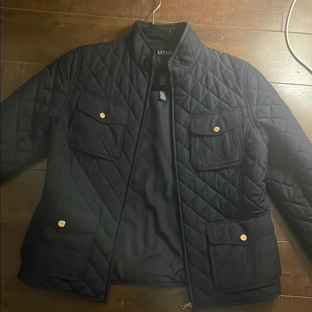 Ralph Lauren Blue Quilted Vest